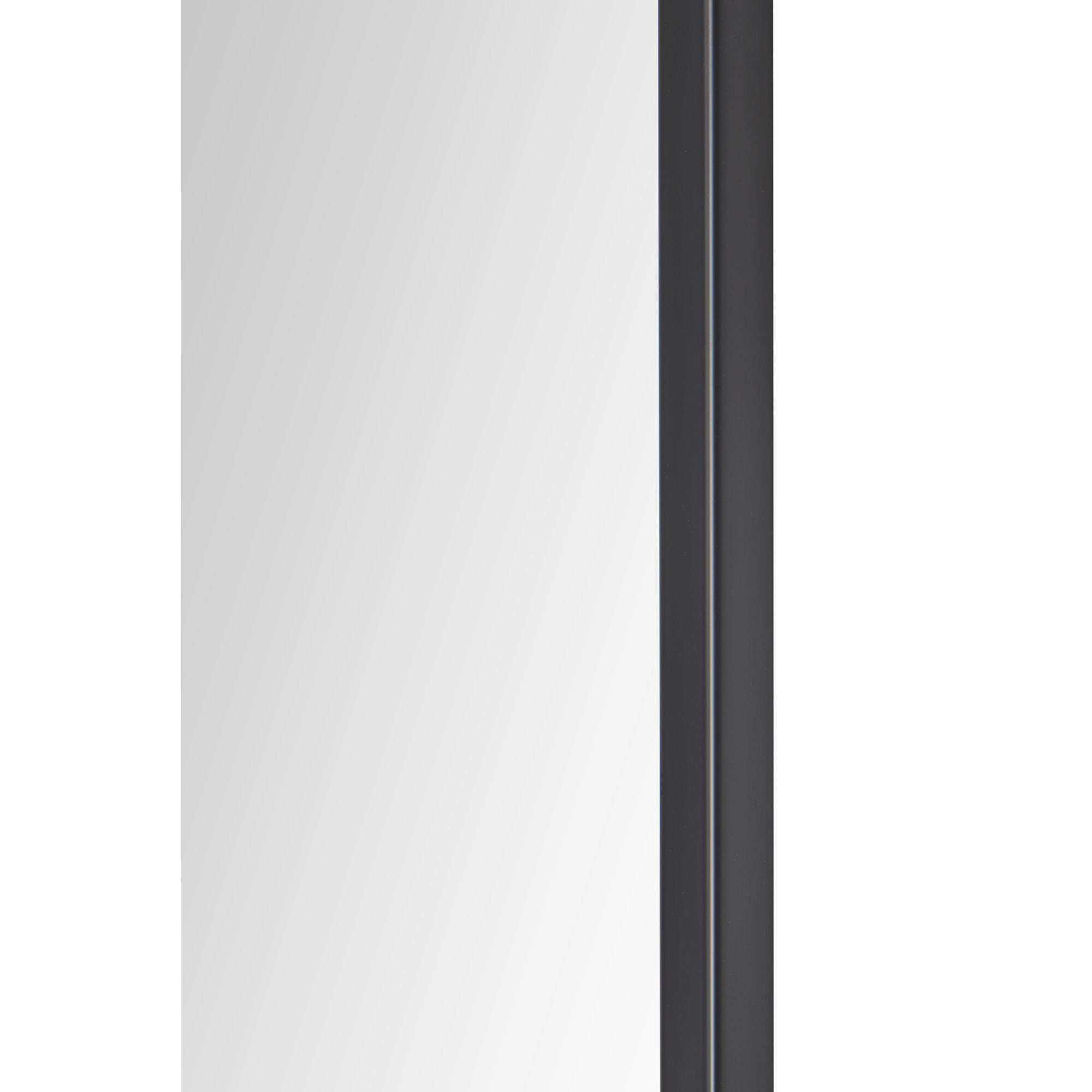 Jackline mirror featuring a sleek black frame, highlighting the clear mirror surface.