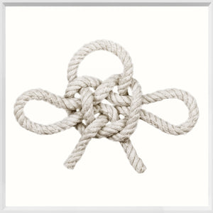 Knot Jury Mast framed art print