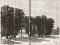 90.5 × 67 in – Framed Canvas
