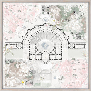 Roman Villa Daisy — architecture and travel fine art print in pastel tones at Laurie Yapp Home