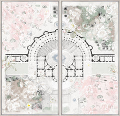 78.5 × 78.5 in – Framed Canvas