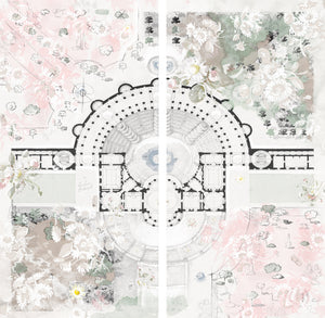 Roman Villa Daisy — architecture and travel fine art print shown from another angle