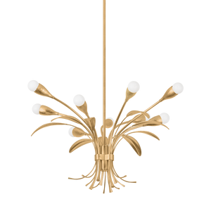 Bilston Chandelier 28" — a Hudson Valley chandelier for dining rooms, entries, and living rooms at Laurie Yapp Home.