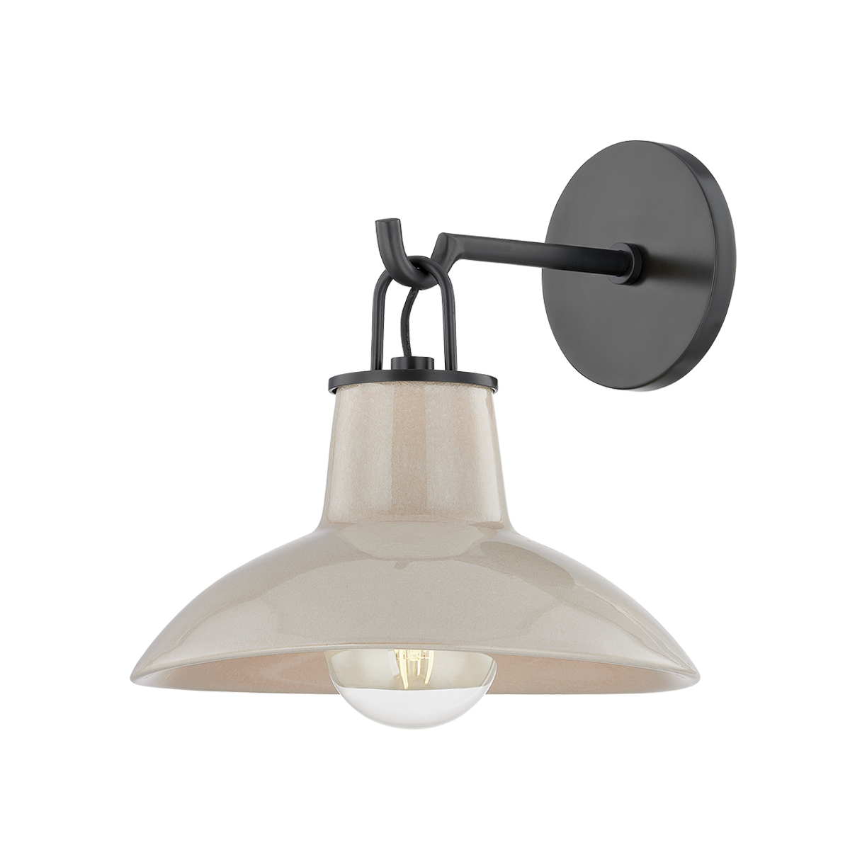 Pottersville Wall Sconce in aged brass — a Hudson Valley wall sconce for bathrooms, hallways, and living rooms at Laurie Yapp Home.