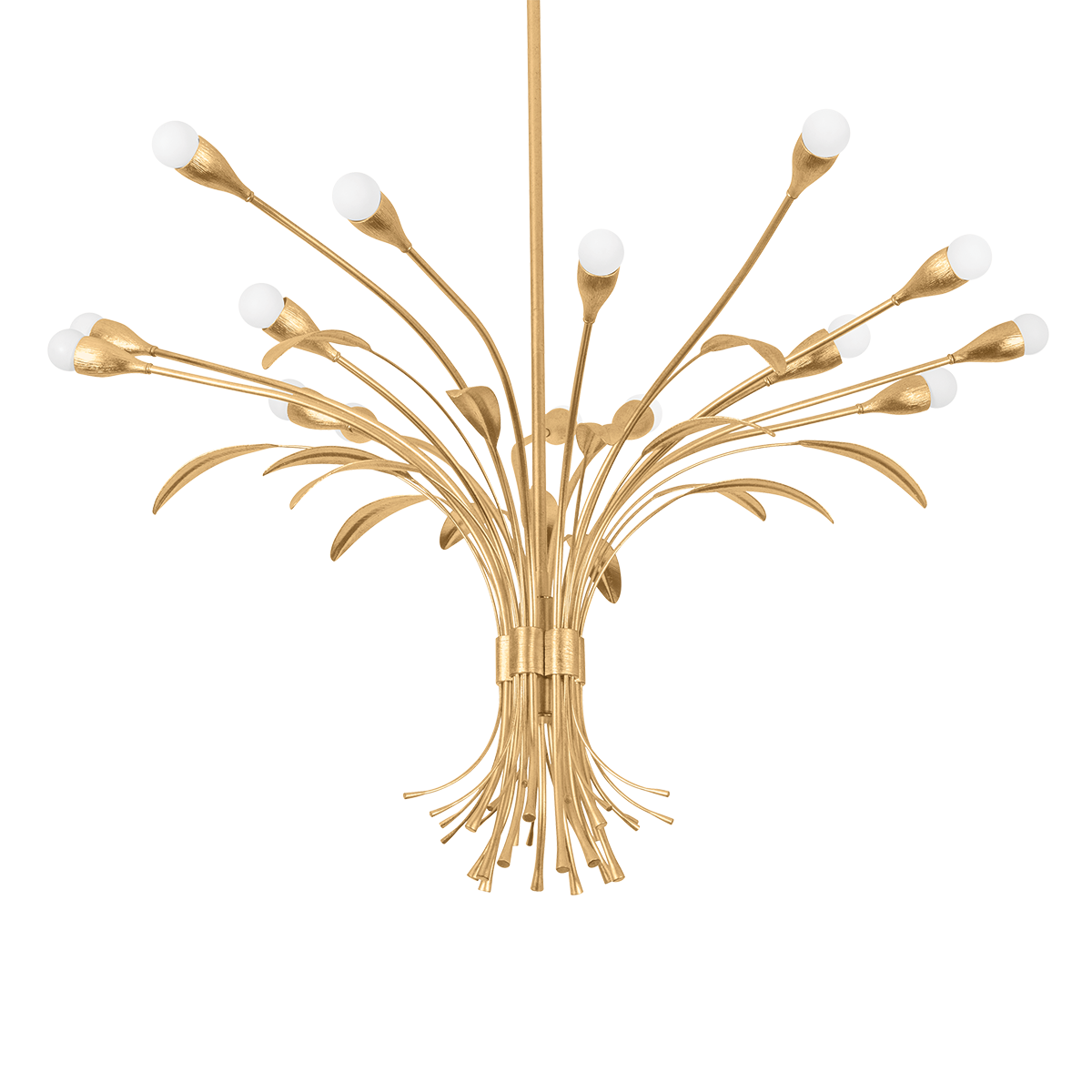 Bilston Chandelier 44" — a Hudson Valley chandelier for dining rooms, entries, and living rooms at Laurie Yapp Home.