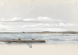 Decoupage Horizon II — nature and landscape fine art print shown from another angle