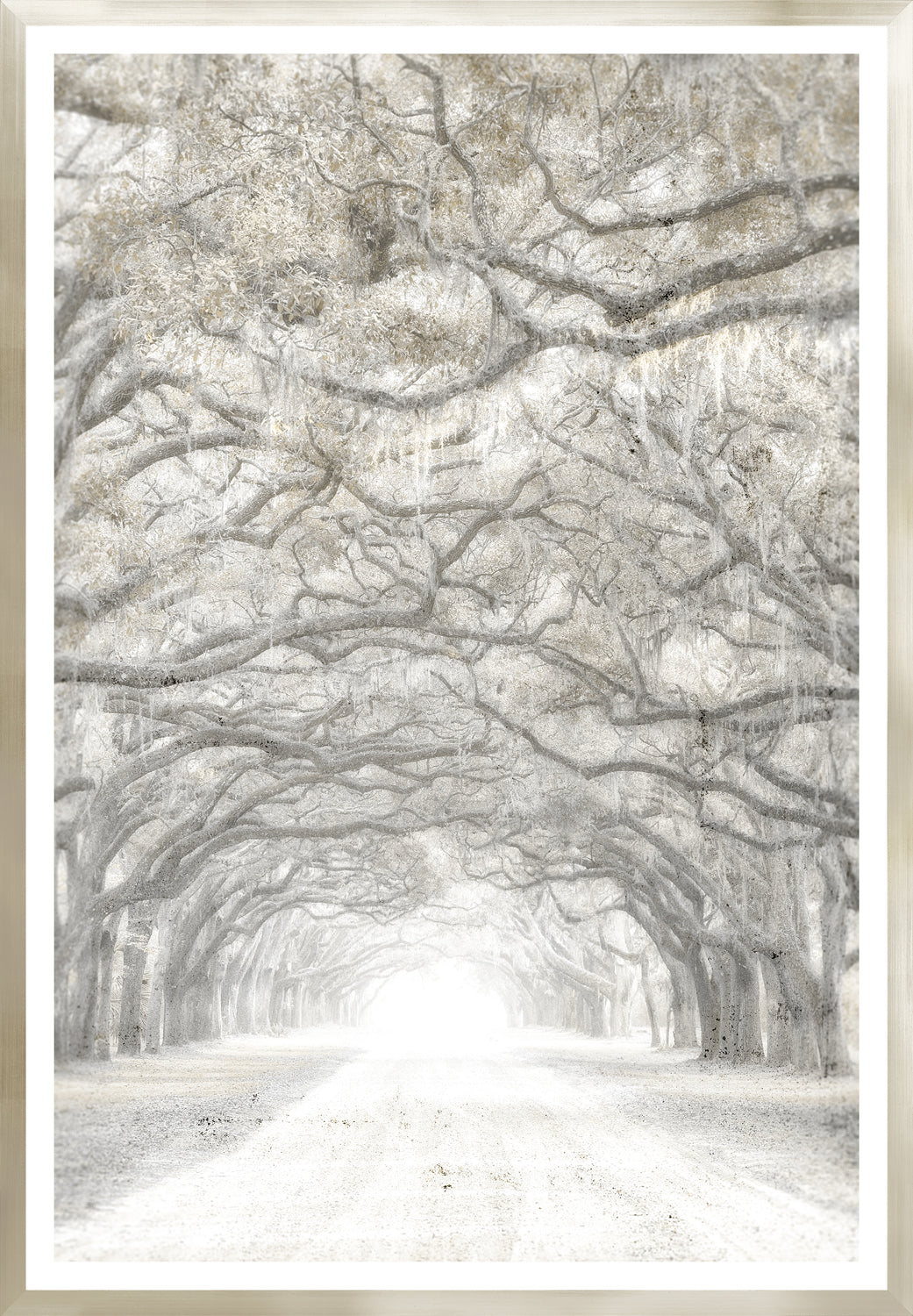 Taupe Aspect Viii framed art print