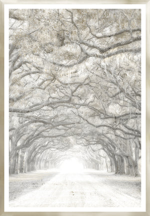 Taupe Aspect Viii framed art print