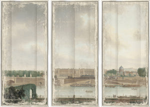View From The Batavian Embassy Paris, 1801 — architecture and travel fine art print shown from another angle