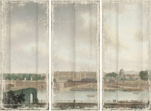View From The Batavian Embassy Paris, 1801 — architecture and travel fine art print shown from another angle