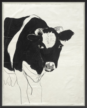Cachet Cow framed art print
