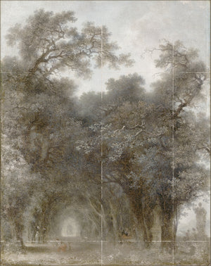Fragonard – A Shaded Avenue — architecture and travel fine art print shown from another angle