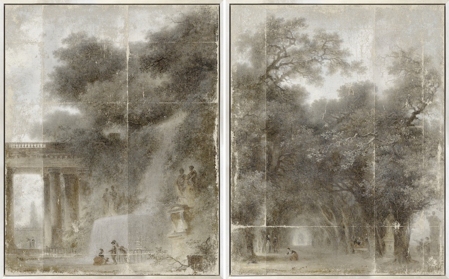 Fragonard – Diptych — architecture and travel fine art print shown from another angle