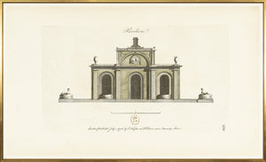Engraving Pavilion I 1778 framed art print