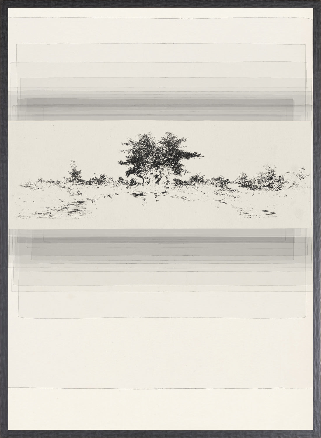 Evanescent Iii framed art print