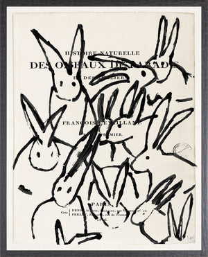 Parisienne Page XI — figurative fine art print shown from another angle