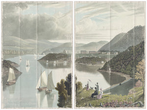 Washington Valley – West Point 1834 Diptych — architecture and travel gallery canvas art shown from another angle