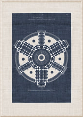 14.75 × 20.75 in – Glass Framed
