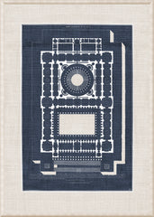 14.75 × 20.75 in – Glass Framed
