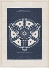 25.5 × 35.5 in – Glass Framed