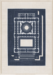 25.5 × 35.5 in – Glass Framed