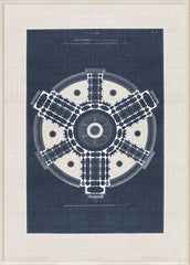 35.5 × 49.5 in – Glass Framed