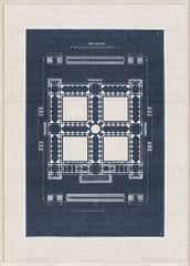 35.5 × 49.5 in – Glass Framed