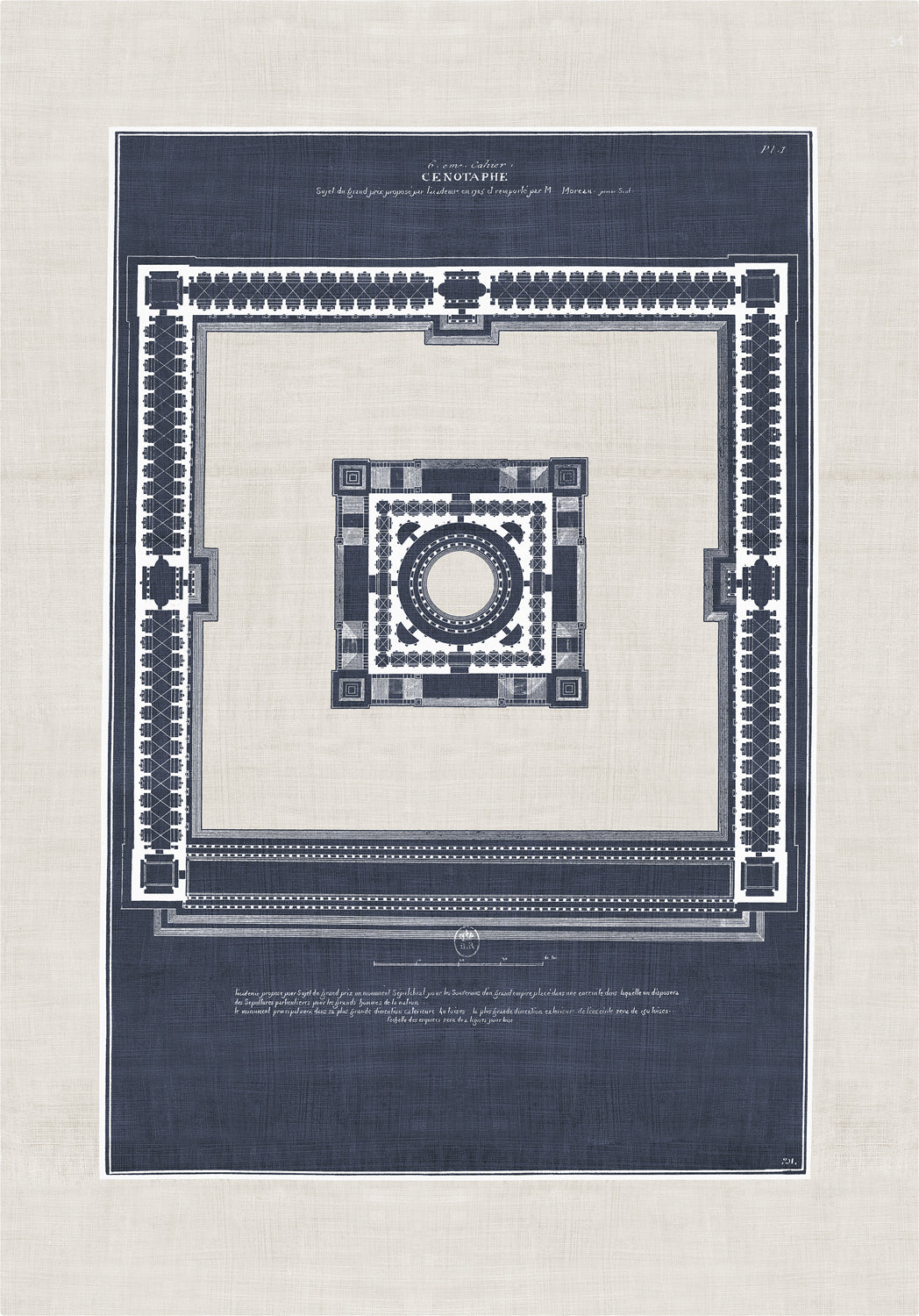 French Architectural Views I — architecture and travel fine art print in cool tones at Laurie Yapp Home