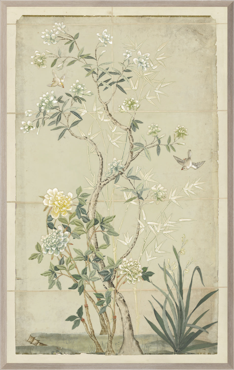 Chinoiserie Scenic I — nature and landscape fine art print shown from another angle