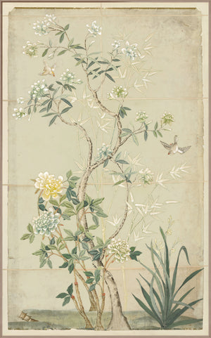 Chinoiserie Scenic I — nature and landscape fine art print shown from another angle