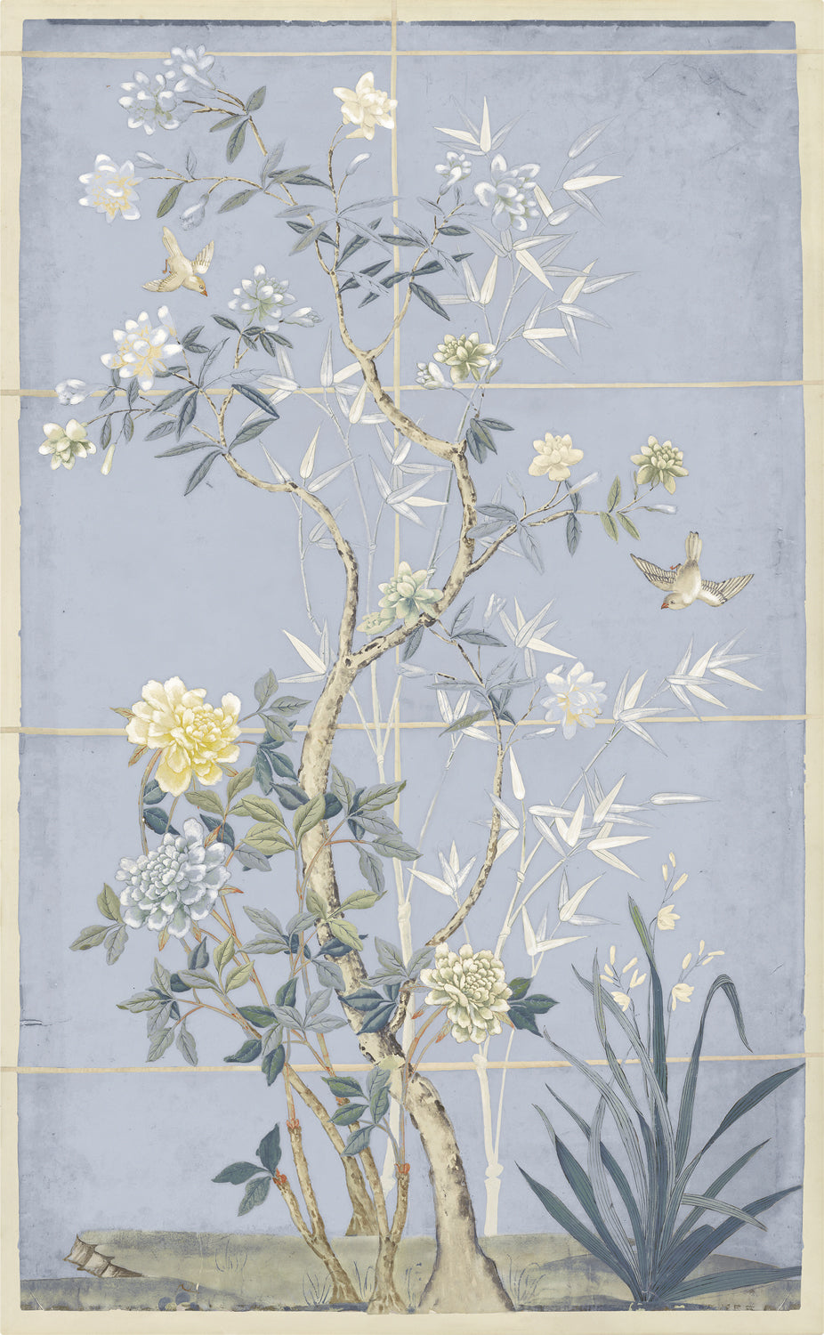 Chinoiserie Scenic I — nature and landscape fine art print shown from another angle