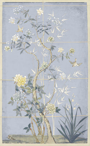 Chinoiserie Scenic I — nature and landscape fine art print shown from another angle