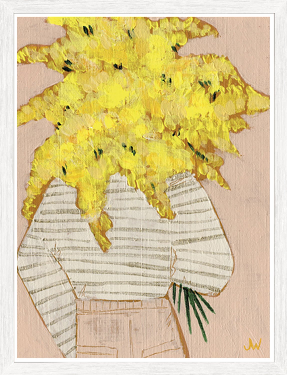 Fashion Floral Marguerite framed artwork