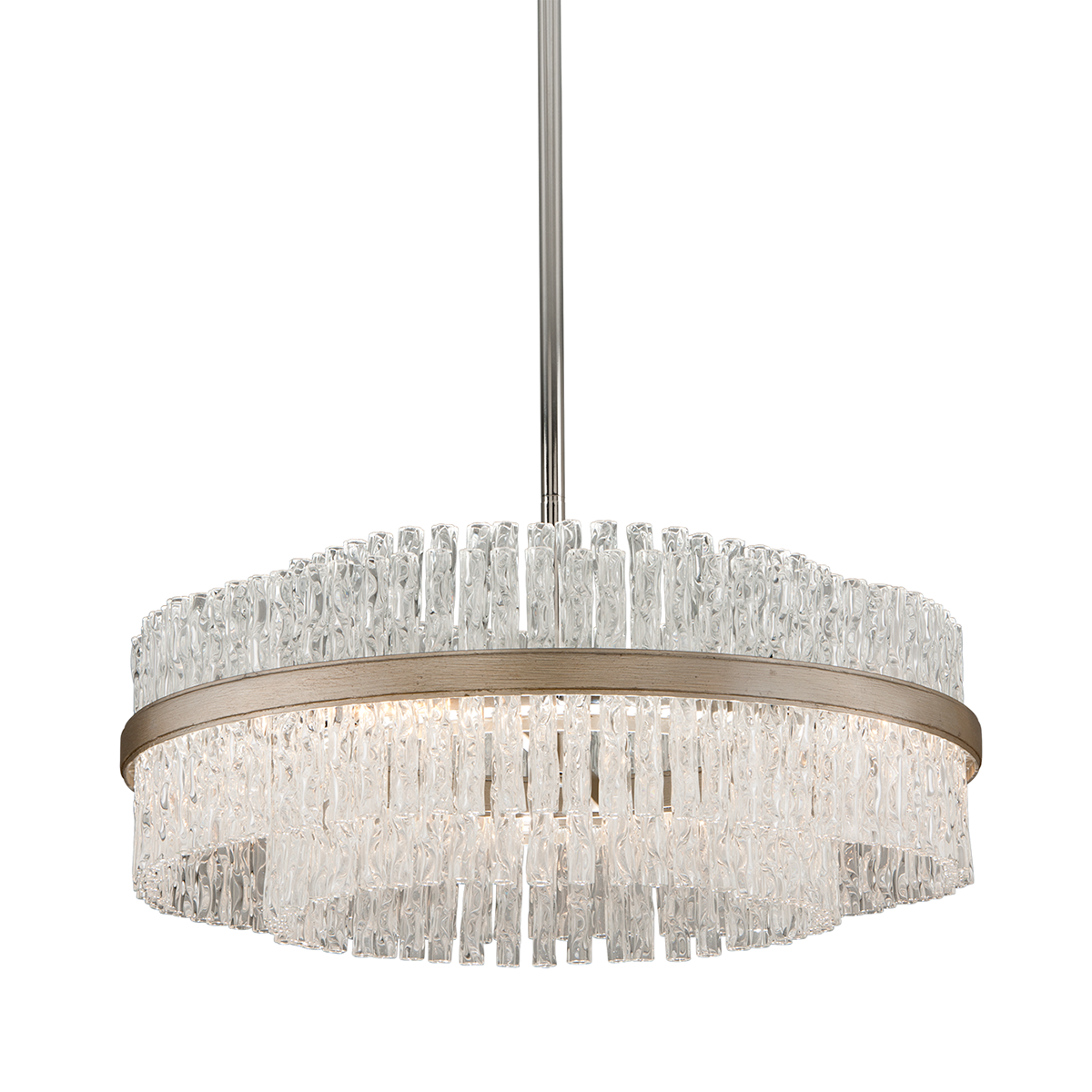 Chime Chandelier 26.75" — a Corbett chandelier for dining rooms, entries, and living rooms at Laurie Yapp Home.