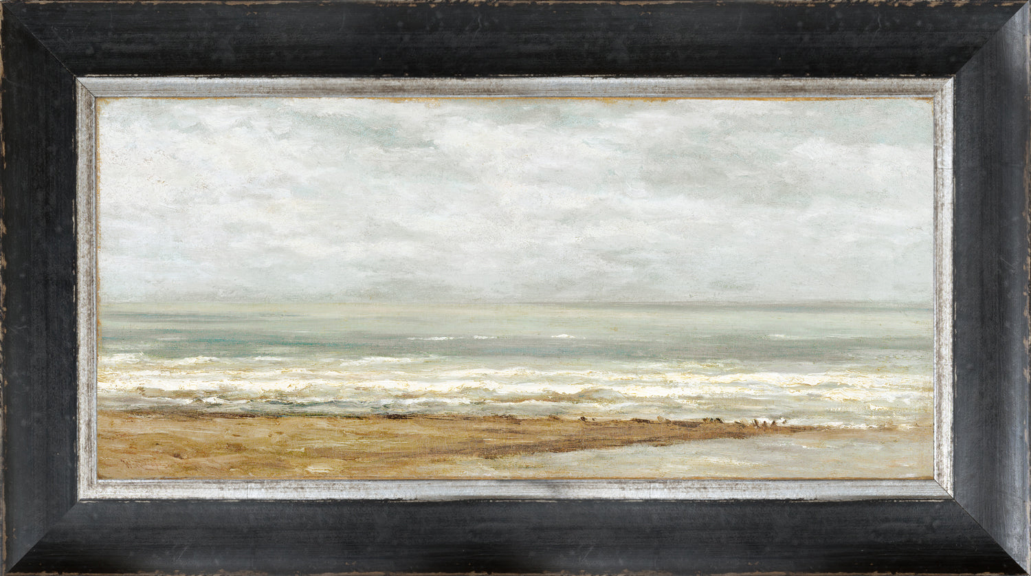 Petite Scapes – Seascape Near Heijst — nature and landscape fine art print in cool tones at Laurie Yapp Home