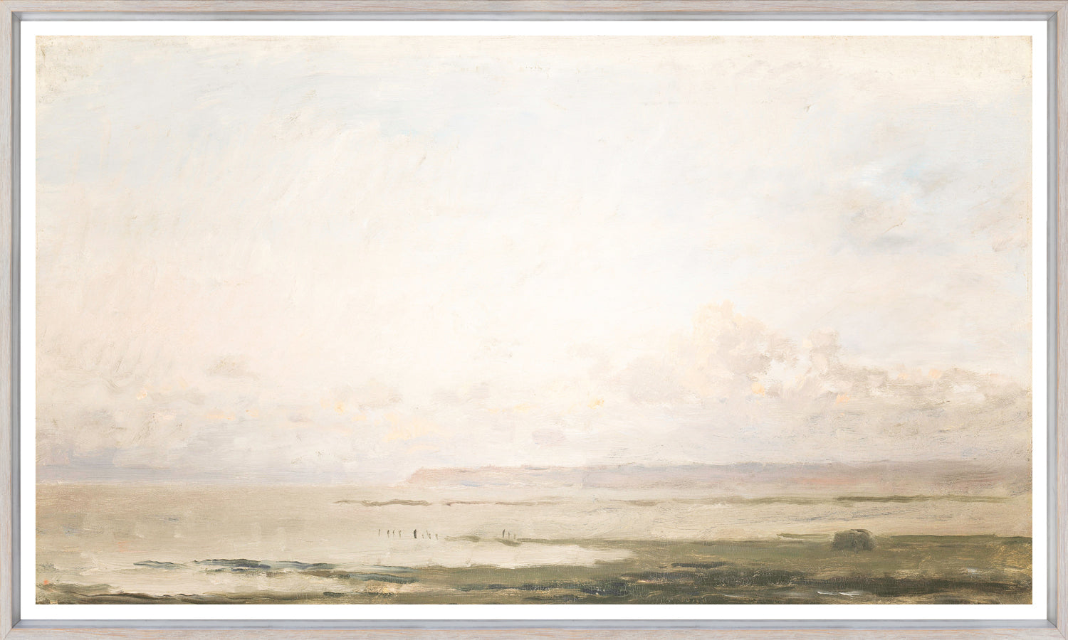 Beach at Ebb Tide — nature and landscape fine art print shown from another angle