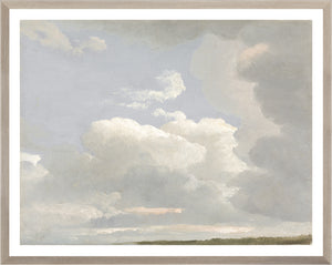 Cloud Study C. 1800 — nature and landscape fine art print shown from another angle