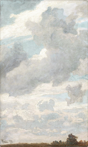 Air Study C. 1873 — nature and landscape fine art print shown from another angle
