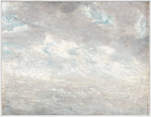 Constable Cloud Study I C. 1821 — nature and landscape fine art print shown from another angle