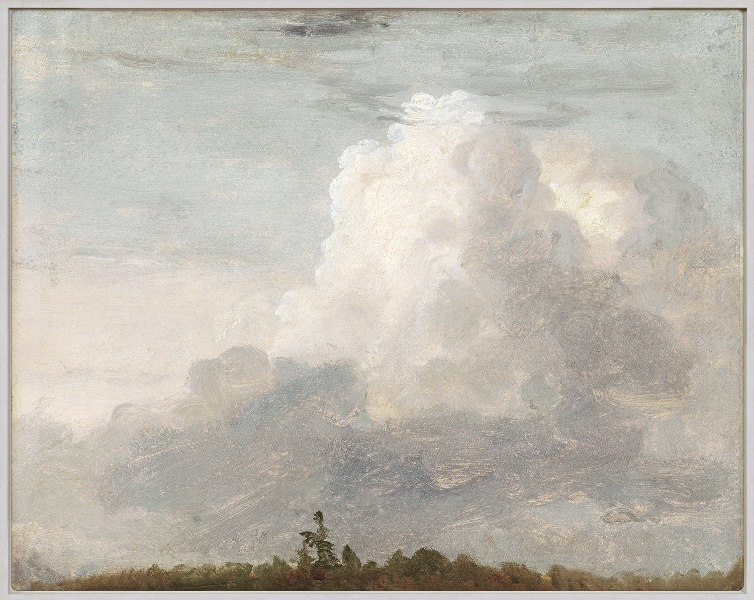 Clouds C. 1838 — nature and landscape fine art print in cool tones at Laurie Yapp Home