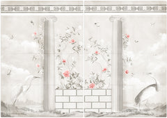 66 × 94.5 pulg. – Lienzo con bastidor, Coral Quemado