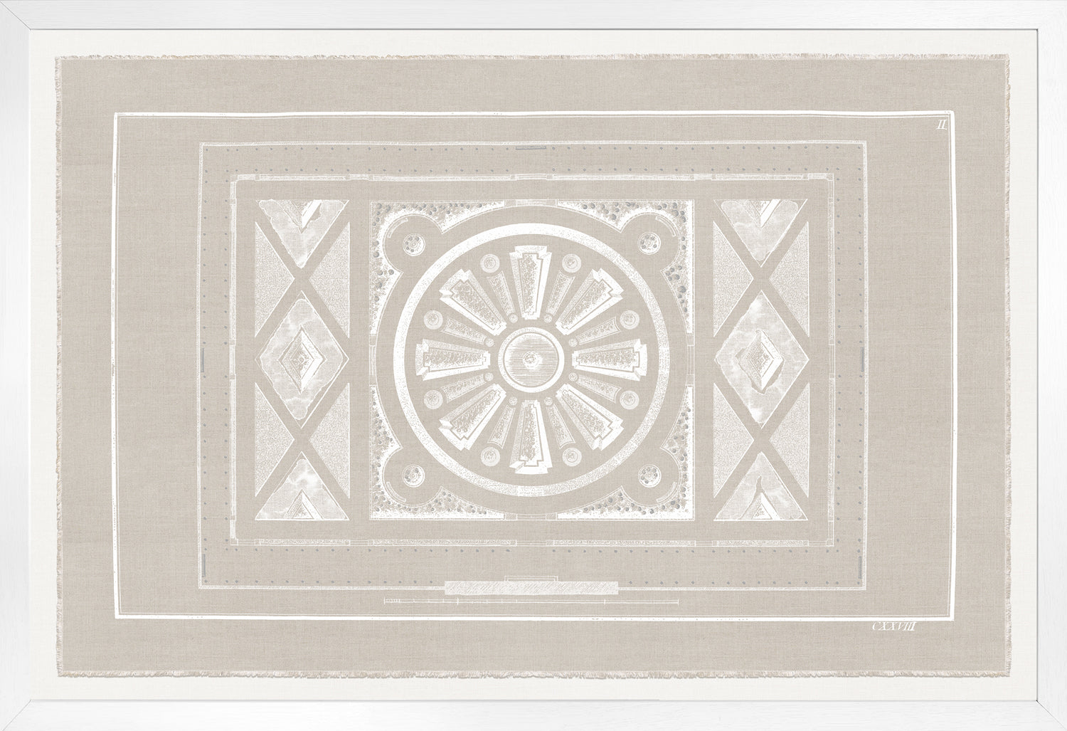 Parterre Classique II — architecture and travel fine art print in neutral tones at Laurie Yapp Home