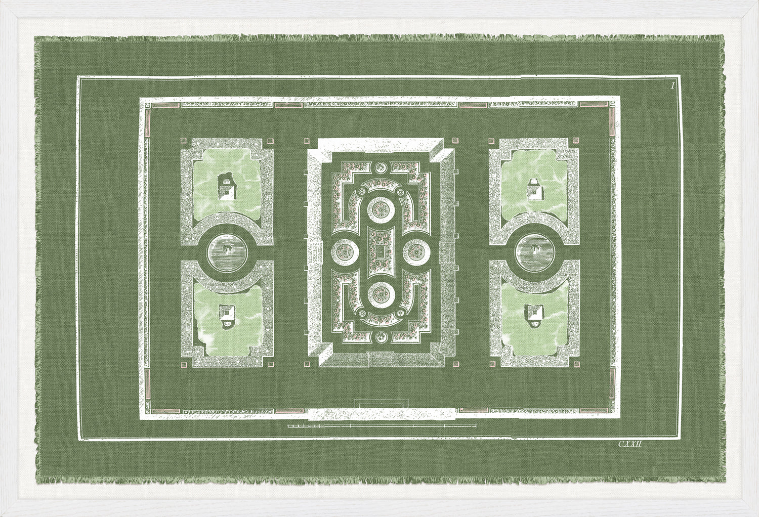 Parterre Classique I — architecture and travel fine art print shown from another angle
