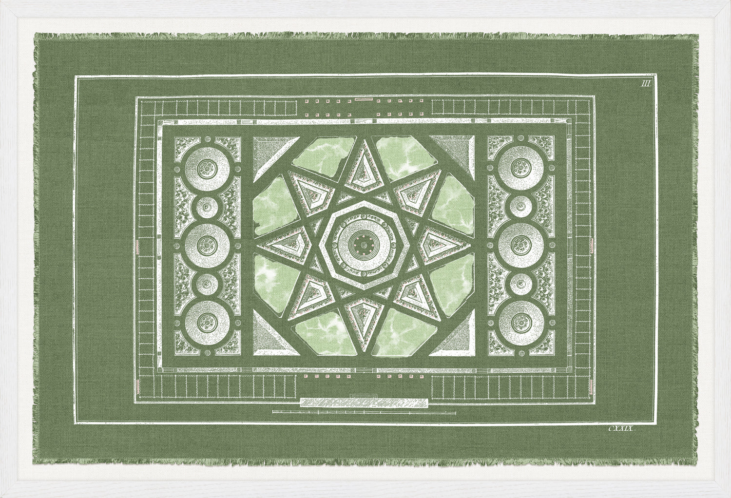 Parterre Classique III — architecture and travel fine art print shown from another angle