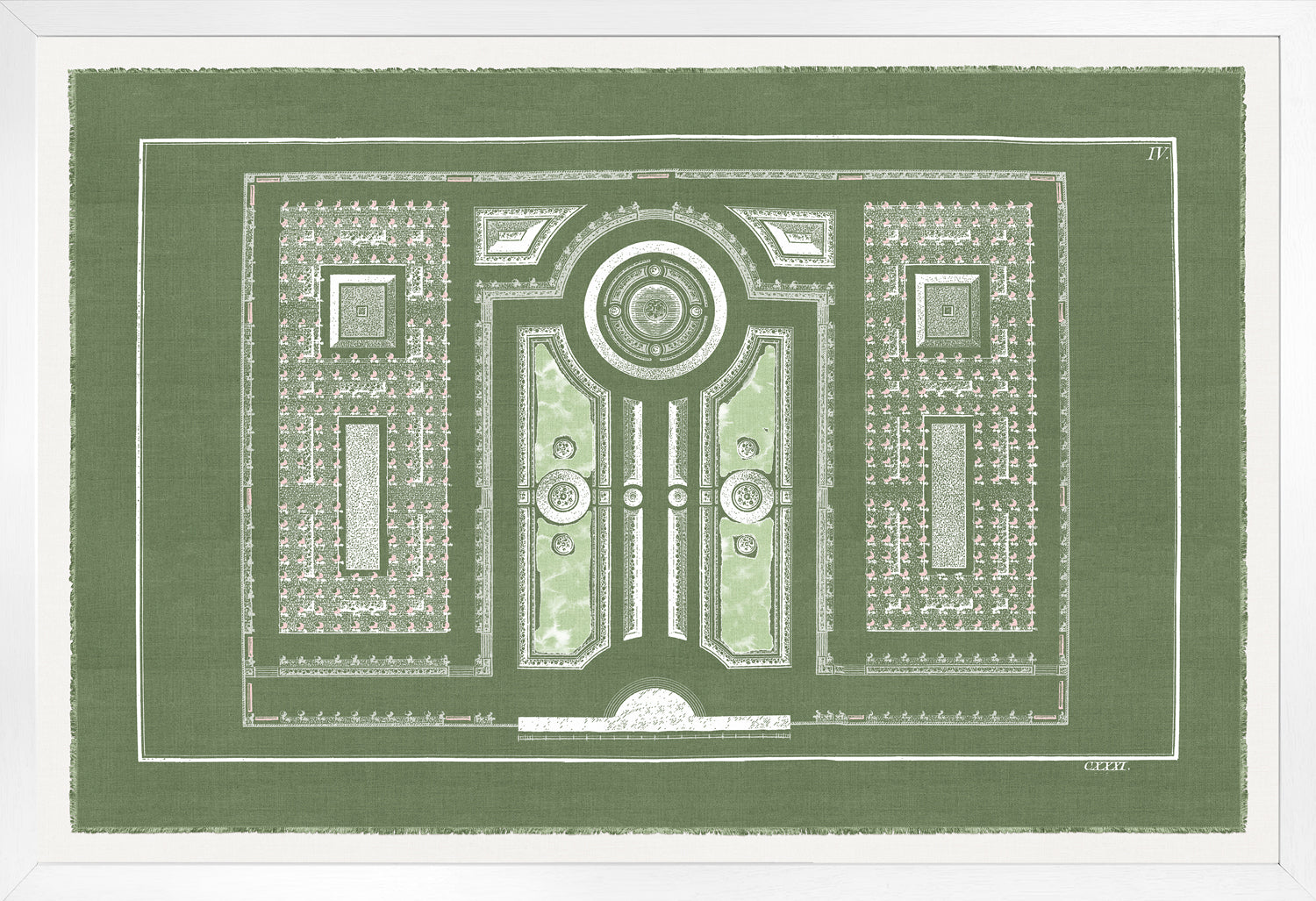 Parterre Classique IV — architecture and travel fine art print shown from another angle