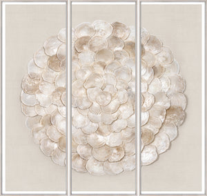 Capiz Medallion — fine art print shown from another angle