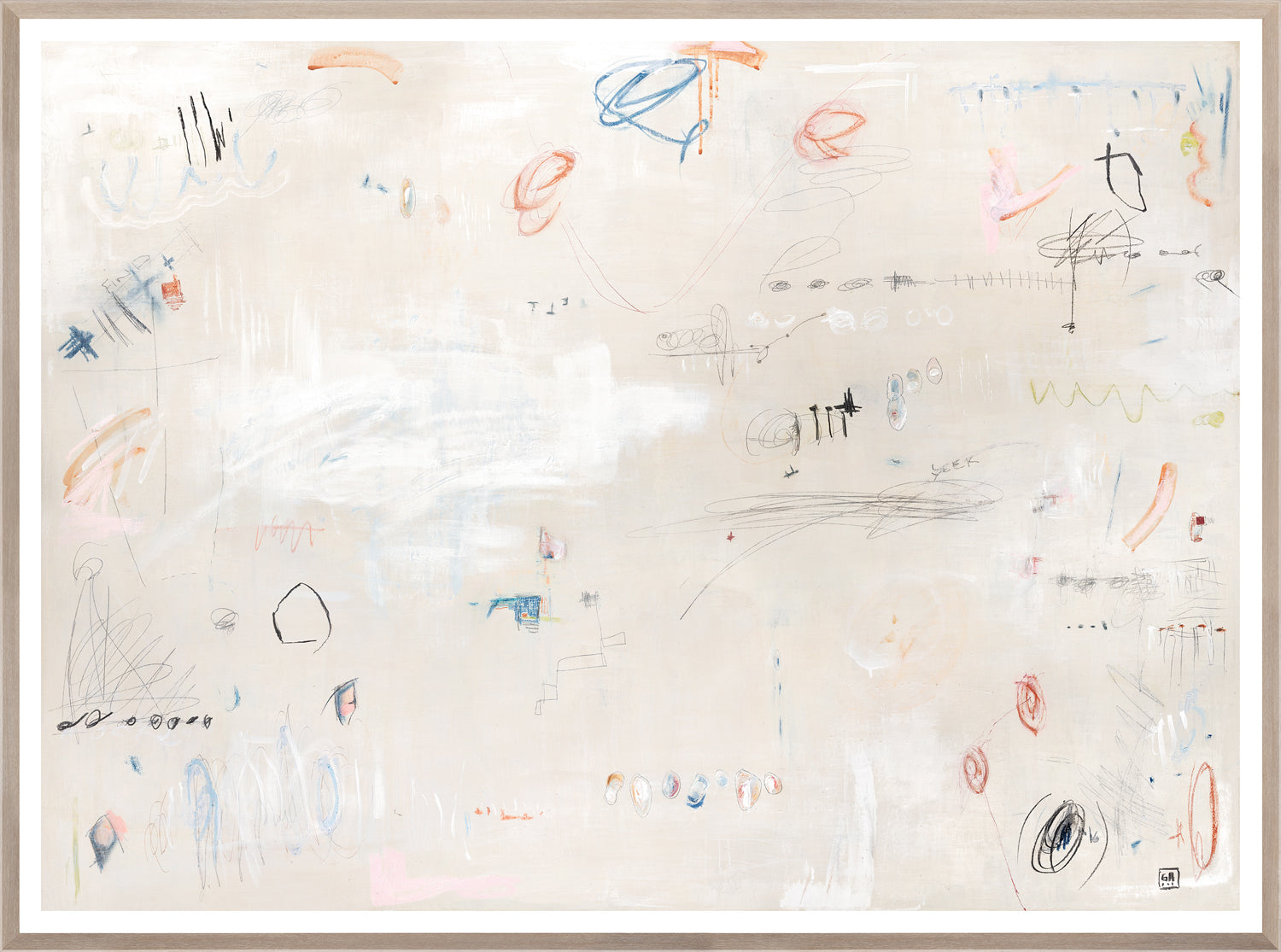 BonBon — fine art print in pastel tones at Laurie Yapp Home