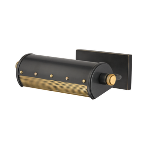 Gaines Picture Light 11" shown from a second angle to highlight the arm curve and shade proportion.