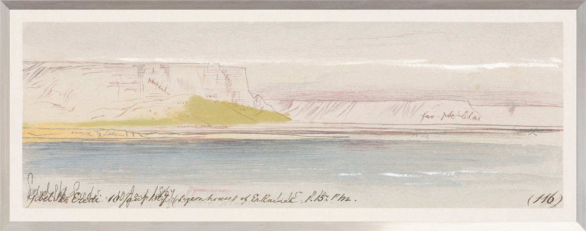Lear – Watercolour Series, Sky Blue II wall art featuring a serene landscape with soft colors.
