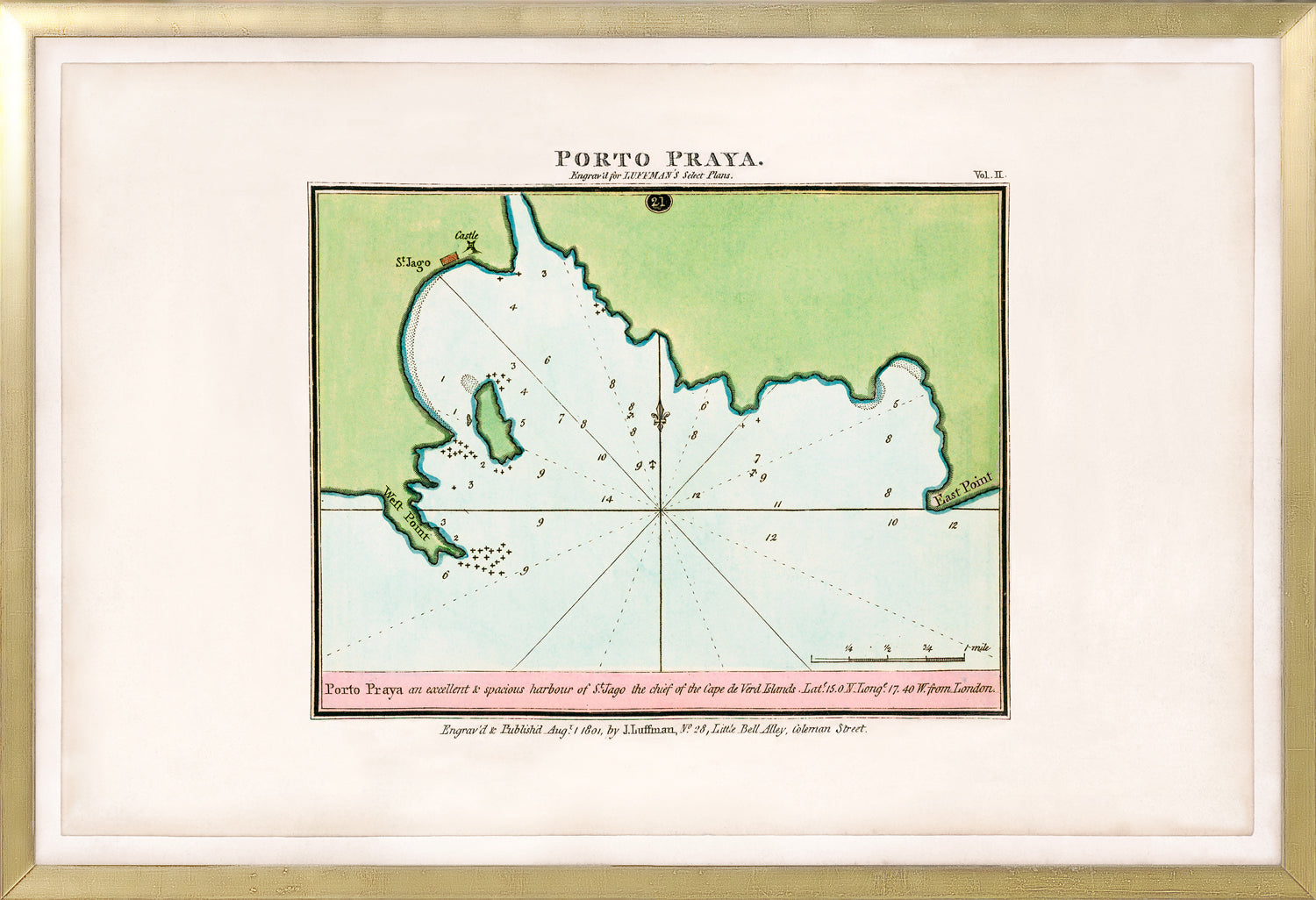 Mediterranean Nautical Chart I, C. 1801 wall art